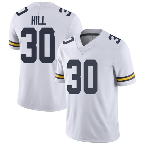 Daxton Hill Michigan Wolverines Men's NCAA #30 White Limited Brand Jordan College Stitched Football Jersey LUI8554SP
